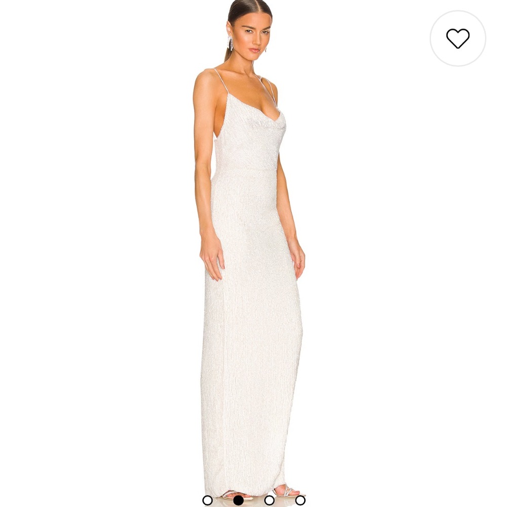Retrofete Katya Dress in Moonglow White XS - new with flaws - Picture 1 of 12